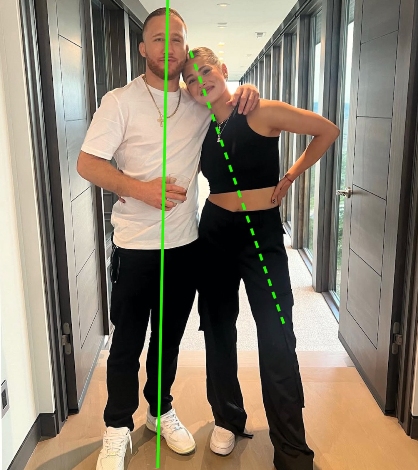 The "Don't Lean In" Rule: How to Pose for a Strong Green Line